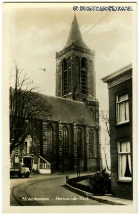 Monnickendam, Hervormde Kerk ansichtkaart: Monnickendam, Hervormde Kerk