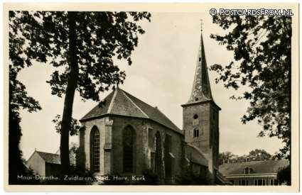 ansichtkaart: Zuidlaren, Ned. Herv. Kerk