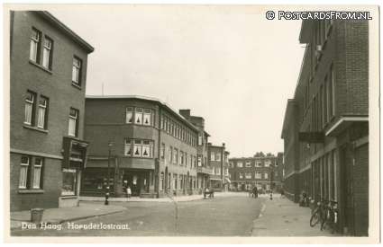 ansichtkaart: 's-Gravenhage, Hoenderlostraat