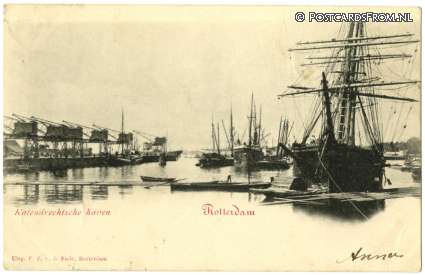 Rotterdam, Katendrechtsche haven ansichtkaart: Rotterdam, Katendrechtsche haven