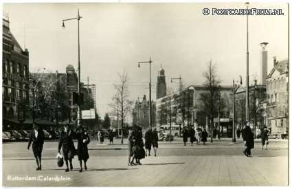 ansichtkaart: Rotterdam, Calandplein