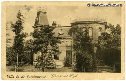 Wijk en Aalburg, Wijk. Villa in de Perzikstraat ansichtkaart: Wijk en Aalburg, Wijk. Villa in de Perzikstraat