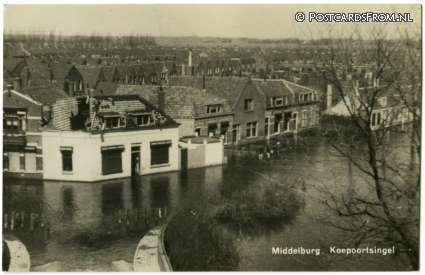 Middelburg, Koepoortsingel ansichtkaart: Middelburg, Koepoortsingel