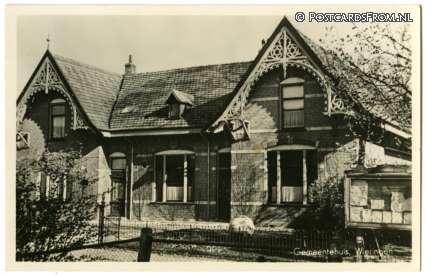 ansichtkaart: Wieringen, Gemeentehuis