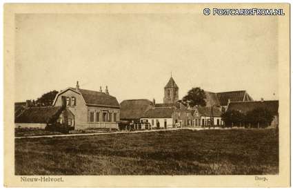 Nieuw-Helvoet, Dorp ansichtkaart: Nieuw-Helvoet, Dorp