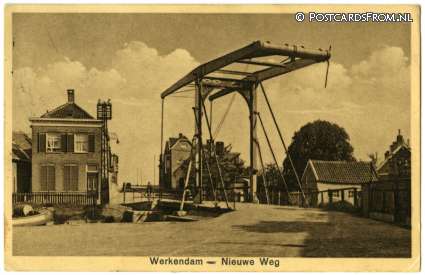Werkendam, Nieuw Weg ansichtkaart: Werkendam, Nieuw Weg