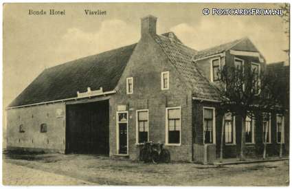 Visvliet, Bonds Hotel ansichtkaart: Visvliet, Bonds Hotel
