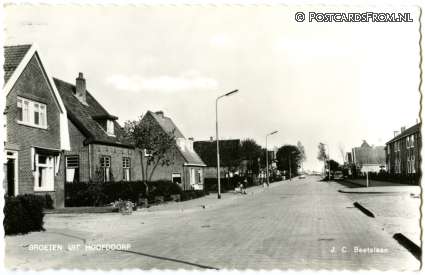 Hoofddorp, J.C. Beetslaan ansichtkaart: Hoofddorp, J.C. Beetslaan