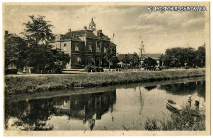 ansichtkaart: Hoofddorp, Raadhuis