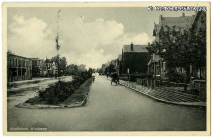 Hoofddorp, Kruisweg ansichtkaart: Hoofddorp, Kruisweg
