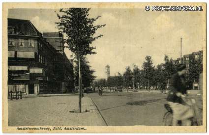 Amsterdam, Zuid. Amstelveenscheweg ansichtkaart: Amsterdam, Zuid. Amstelveenscheweg