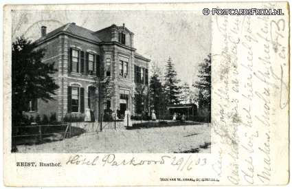 Zeist, Rusthof ansichtkaart: Zeist, Rusthof