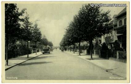 ansichtkaart: Voorburg, Schellinglaan