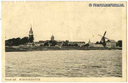 Schoonhoven, Groet uit ansichtkaart: Schoonhoven, Groet uit