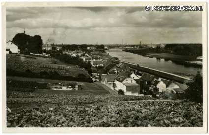 ansichtkaart: Maastricht, St. Pietersberg met de Maas
