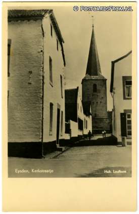 Eijsden, Kerkstraatje ansichtkaart: Eijsden, Kerkstraatje