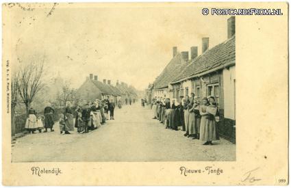 ansichtkaart: Nieuwe-Tonge, Molendijk