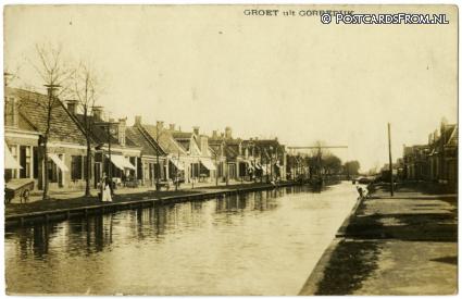 ansichtkaart: Gorredijk, Groet uit. Kortezwaag?