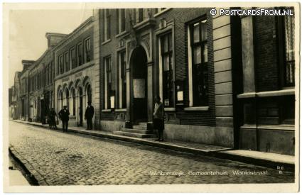 Winterswijk, Gemeentehuis Wooldstraat ansichtkaart: Winterswijk, Gemeentehuis Wooldstraat
