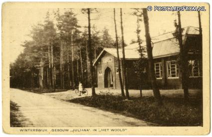 Winterswijk, Gebouw 'Juliana' in 'Het Woold' ansichtkaart: Winterswijk, Gebouw 'Juliana' in 'Het Woold'