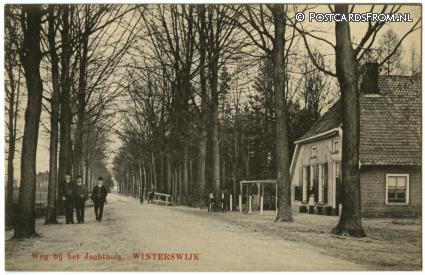 Winterswijk, Weg bij het Jachthuis ansichtkaart: Winterswijk, Weg bij het Jachthuis