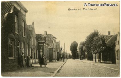 ansichtkaart: Kaatsheuvel, Groeten uit