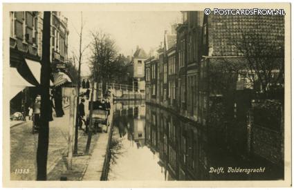 ansichtkaart: Delft, Voldersgracht