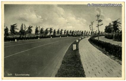 ansichtkaart: Delft, Rijksverkeersweg