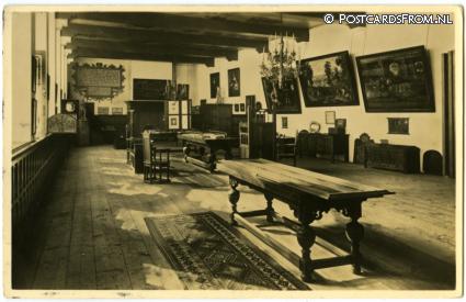 Delft, Prinsenhof. Historische zaal ansichtkaart: Delft, Prinsenhof. Historische zaal