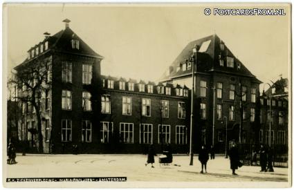 ansichtkaart: Amsterdam, R.K. Ziekenverpleging - Maria Paviljoen
