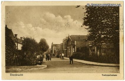 ansichtkaart: Dordrecht, Toulonschelaan