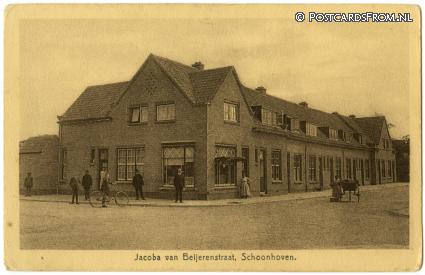Schoonhoven, Jacoba van Beijerenstraat ansichtkaart: Schoonhoven, Jacoba van Beijerenstraat