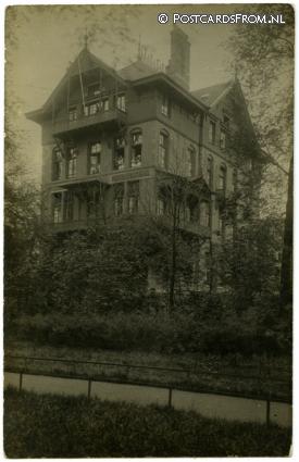 ansichtkaart: Amsterdam, ? Zandpad. Huishoudschool 1 Sept. 1929