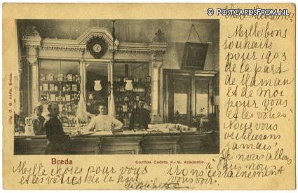 ansichtkaart: Breda, Cantine Cadets K.M. Academie