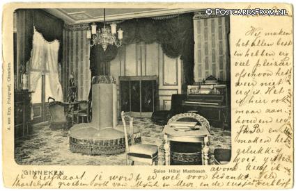 Ginneken, Salon Hotel Mastbosch ansichtkaart: Ginneken, Salon Hotel Mastbosch