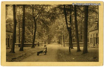 Bussum, Oprijlaan in het Bosch van Bredius ansichtkaart: Bussum, Oprijlaan in het Bosch van Bredius