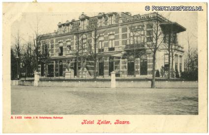 ansichtkaart: Baarn, Hotel Zeiler