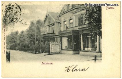 Baarn, Laanstraat ansichtkaart: Baarn, Laanstraat