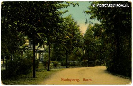 ansichtkaart: Baarn, Koningsweg