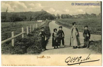 Baarn, Baarnsche Dijk ansichtkaart: Baarn, Baarnsche Dijk