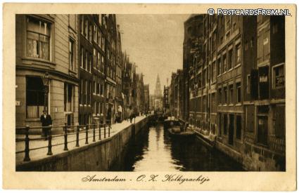 ansichtkaart: Amsterdam, O.Z. Kolkgrachtje
