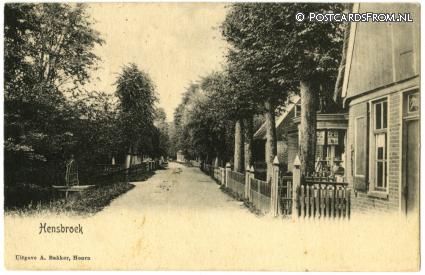 ansichtkaart: Hensbroek, --