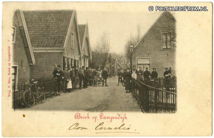 ansichtkaart: Broek op Langedijk, --