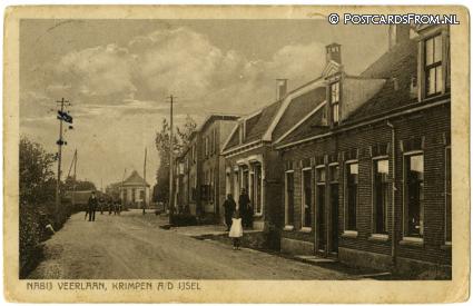 ansichtkaart: Krimpen ad IJssel, Nabij Veerlaan