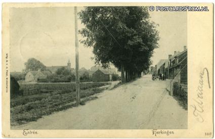 ansichtkaart: Herkingen, Entree