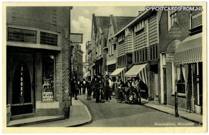 Maassluis, Nieuwstraat ansichtkaart: Maassluis, Nieuwstraat