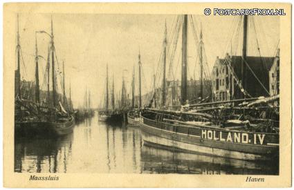Maassluis, Haven ansichtkaart: Maassluis, Haven