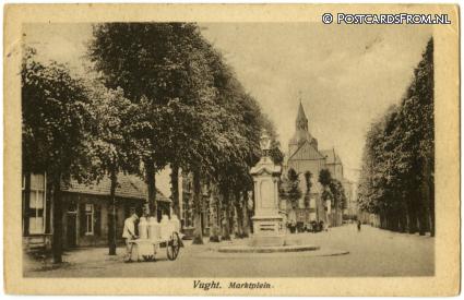 ansichtkaart: Vught, Marktplein