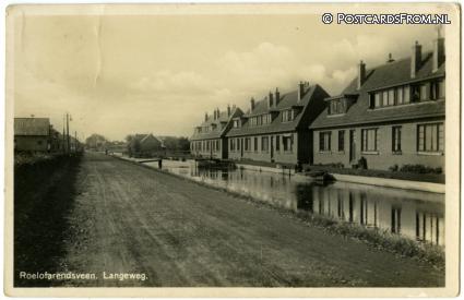 ansichtkaart: Roelofarendsveen, Langeweg