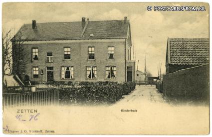 Zetten, Kinderhuis ansichtkaart: Zetten, Kinderhuis